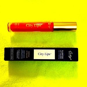 City Beauty City Lips Plumping Lipgloss (Shade: watermelon) New-Factory Sealed